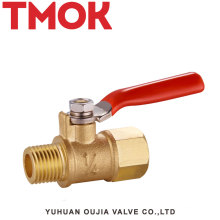 FxM thread long handle brass color gas valve